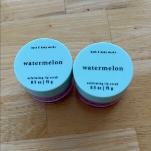 Bath & Body Works Watermelon Lip Scrub Duo - Mint & Pink